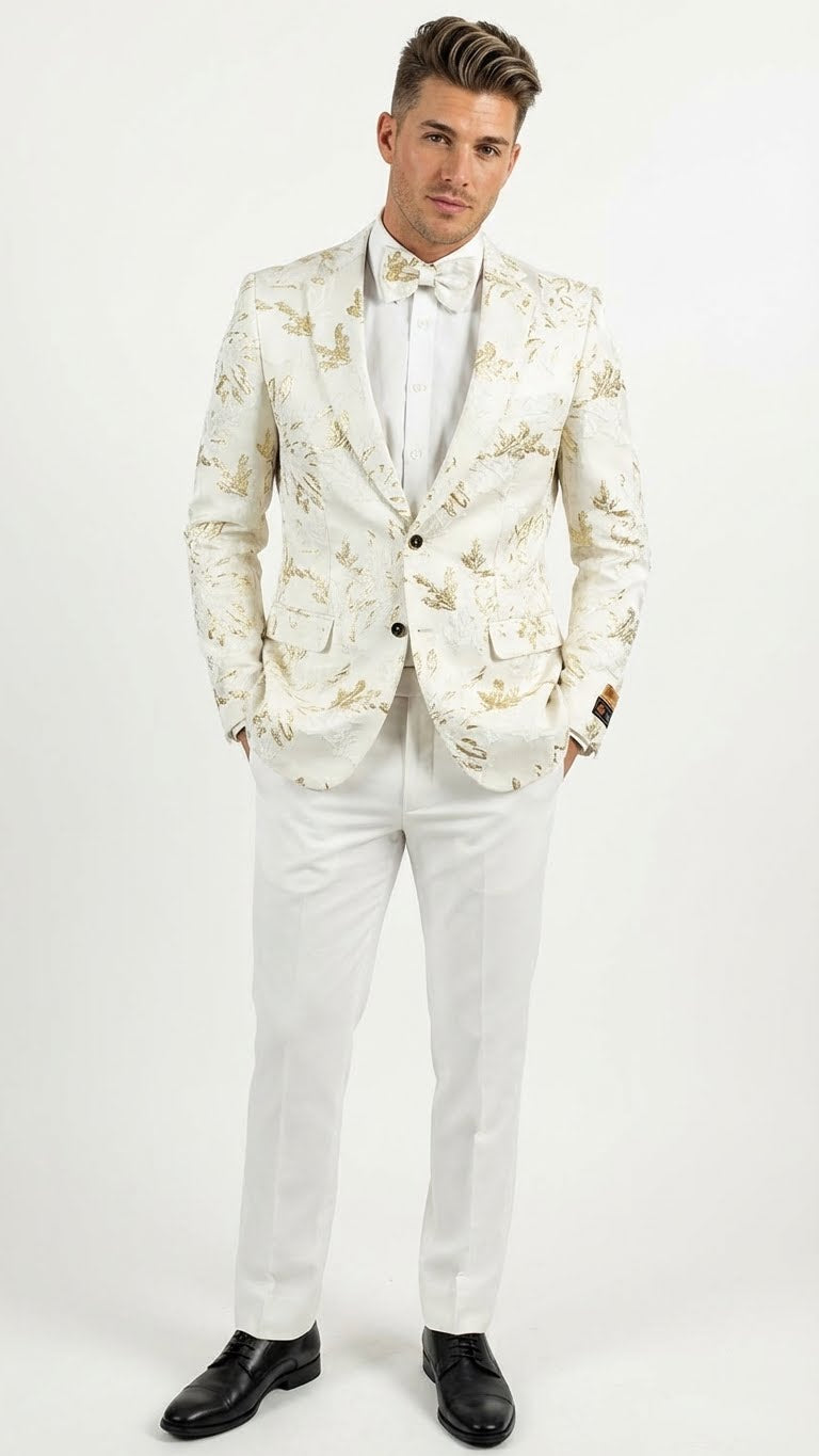Find Your Perfect Gold Suit Prom: Online Deals  MensUSA