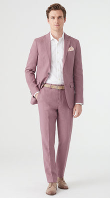 Men’s Mauve 2-Piece Suit – Two-Button Wedding, Prom and Business Suit