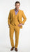 Men’s Mustard Yellow Three Piece Suit | 2 Button Notch Lapel Modern Fit in Gold Color - Church Suit