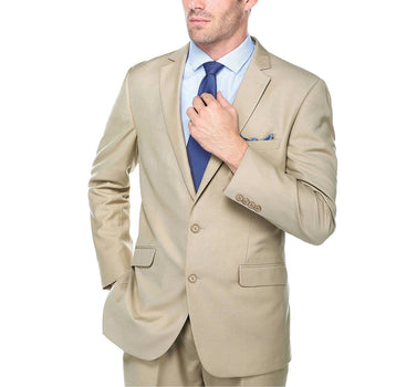 Renoi Designer Suit 203-11 Men's 2-Piece Slim Fit Single Breasted Notch Lapel Suit