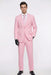 Men’s Pink Two-Piece Suit – Classic Fit Formal Jacket and Tailored Pants