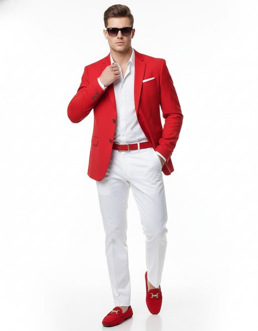 Red and White Dress Shoes: Look Sharp for Less MensUSA Red and White Dress Shoes: Look Sharp for Less MensUSA