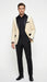 Men’s Ivory Dinner Jacket - Cream Velvet Blazer with Black Satin Lapel | Wedding and Party Formal Sport Coat in off white