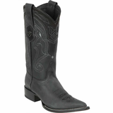 Black Pointy Mexican Boots Pointed Toe