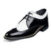 1920s Dress Shoes Shiny Black Wingtip 00375-01