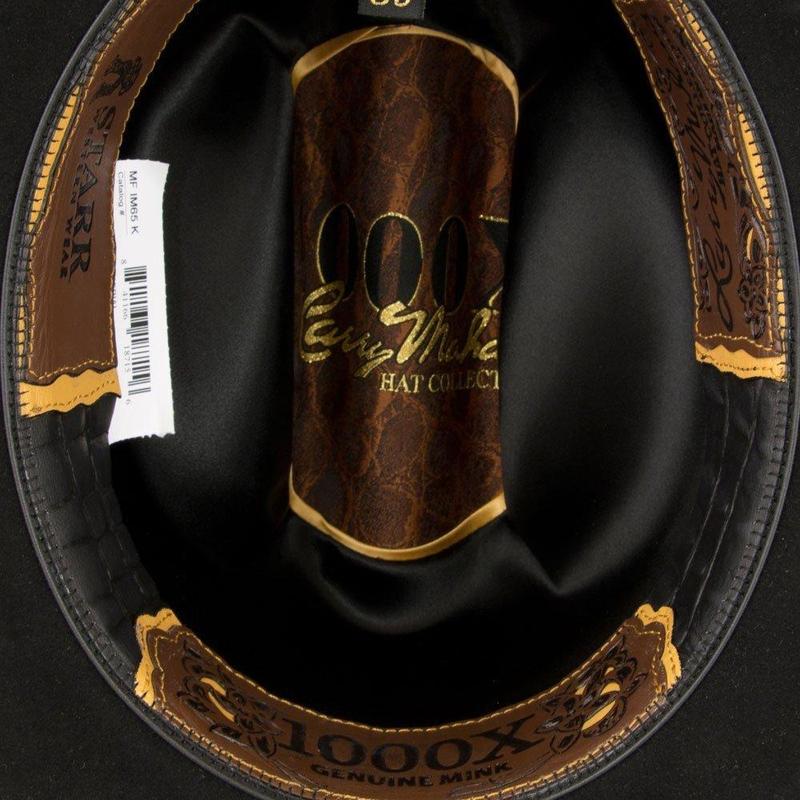 1000x Larry Mahan's Imperial Hat Genuine Mink Black - Image 3