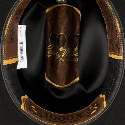 1000x Larry Mahan's Imperial Hat Genuine Mink Black - Image 3