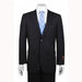 Men's 2-button Solid Charcoal 2 Piece Suits - Two piece Business suits Suit