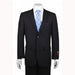 Men's 2-button Solid Charcoal 2 Piece Suits - Two piece Business suits Suit