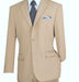 Lucci 2-Button with Flat Front Slacks Budget Suit - Beige