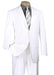 Lucci 2-Button with Flat Front Slacks Budget Suit - White