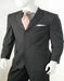 Men'S 2 Piece Classic Suit - Pinstripe Grey