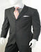 Men'S 2 Piece Classic Suit - Pinstripe Grey