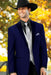 Smoking Traje - Esmoquin - Smoking Para Hombre - Royal Blue Tuxedo