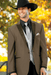 Men 2 Button Trim Cowboy in tan Cowboy Suit - Country Wedding Suits