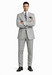 2 Btn Flat Front Pants Glen Plaid, Side Vents, Super 150's Pick Stitch Suit