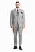 2 Btn Flat Front Pants Glen Plaid, Side Vents, Super 150's Pick Stitch Suit