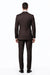 2 Button Brown Suit With A Vest Super 150'S Italian Pick Stitched Lapel Slanted Pocket - Three Piece Suit - 100% Percent Wool Fabric Suit - Worsted Wool Business Suit