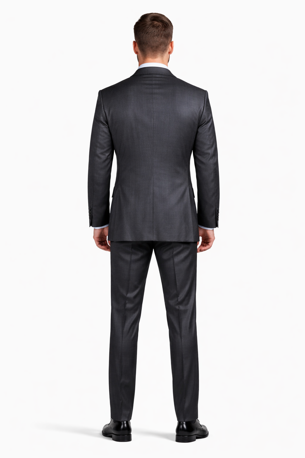 2-Button Dark Brown Fabric Textured Patterned Sport Coat~Big And Tall Size 56 To 72 Jacket - Image 5