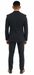 Vitali Brand Suits - 2 Button Sharkskin Textured Pattern Tapered Fit Suit Slim Fit With Vent Charcoal Online Discount Fashion Sale