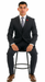 Vitali Brand Suits - 2 Button Sharkskin Textured Pattern Tapered Fit Suit Slim Fit With Vent Charcoal Online Discount Fashion Sale