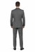 2 Button Slim Fitted Charcoal Subtle Glen Plaid Men's Suit