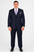 Vitali Brand Suits - 2 Button Suit Slim Fit Sharkskin Textured Pattern Tapered Fit With Vent Dark Navy Online Discount Fashion Sale