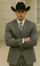 2 Button Trim Tuxedo in Grey Suit - Country Wedding Suits