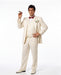 Tony Montana’s Ivory Vested Suit – Classic Ivory 3 Piece Suit for Wedding, Formal and Evening Wear