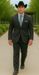 2 PC 2 Buttons Suit Luxurious Poly Rayon Charcoal Cheap Priced Business Suit Clearance Sale