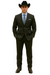 2 PC 2 Buttons Suit Luxurious Poly Rayon Charcoal Cheap Priced Business Suit Clearance Sale