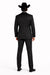 2 PC 2 Buttons Suit Luxurious Poly Rayon Charcoal Cheap Priced Business Suit Clearance Sale