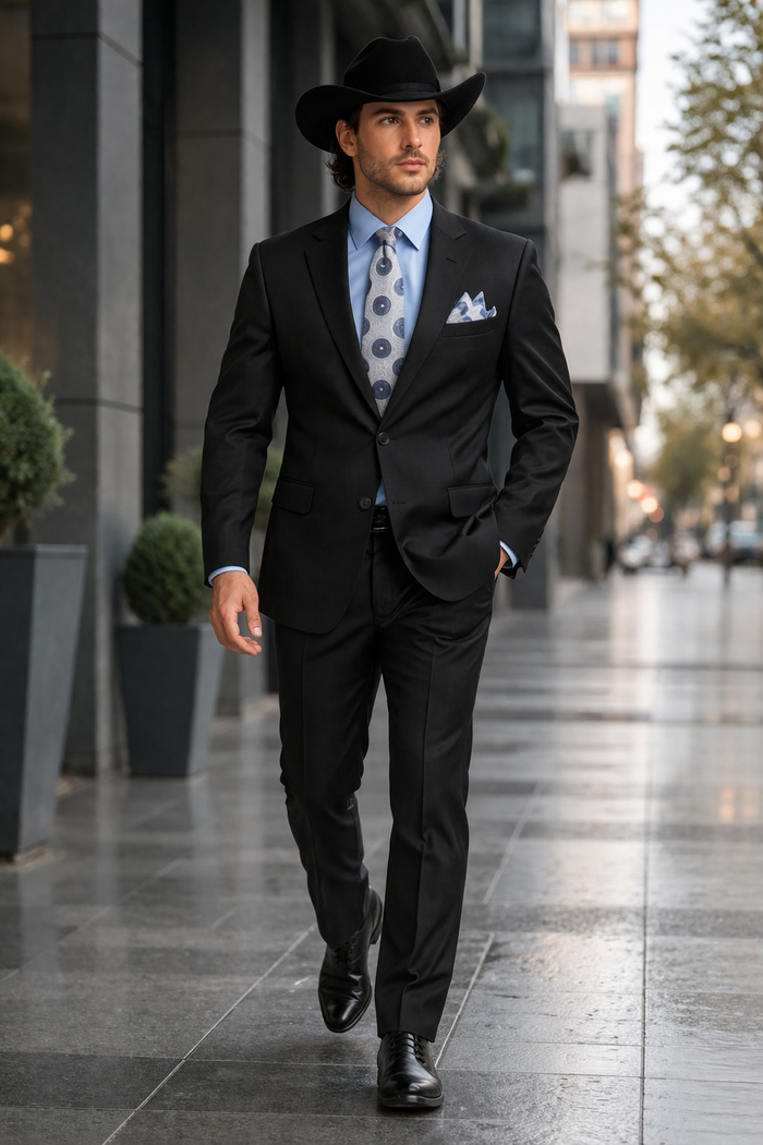 2 PC 2 Buttons Suit Luxurious Poly Rayon Charcoal Cheap Priced Business Suit Clearance Sale Modern Fit
