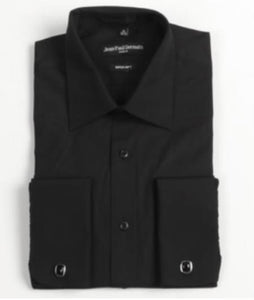 20 Inch Neck Dress Shirts in Black