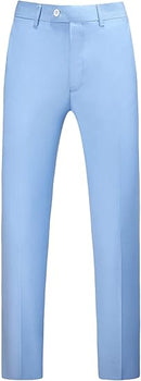 Mens Dress Pants Front Flat Fit Casual Pants