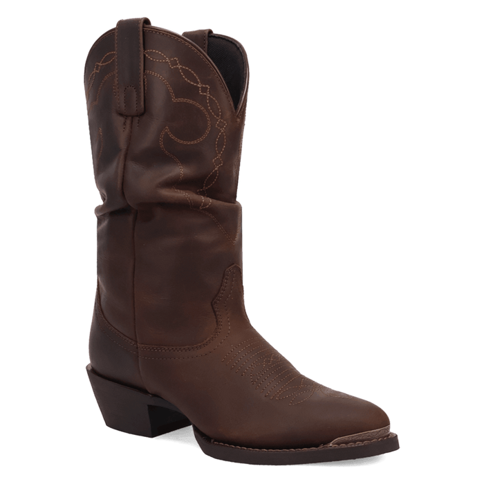 Laredo Lazy River Leather Boot - Premium Brown Ankle Boot