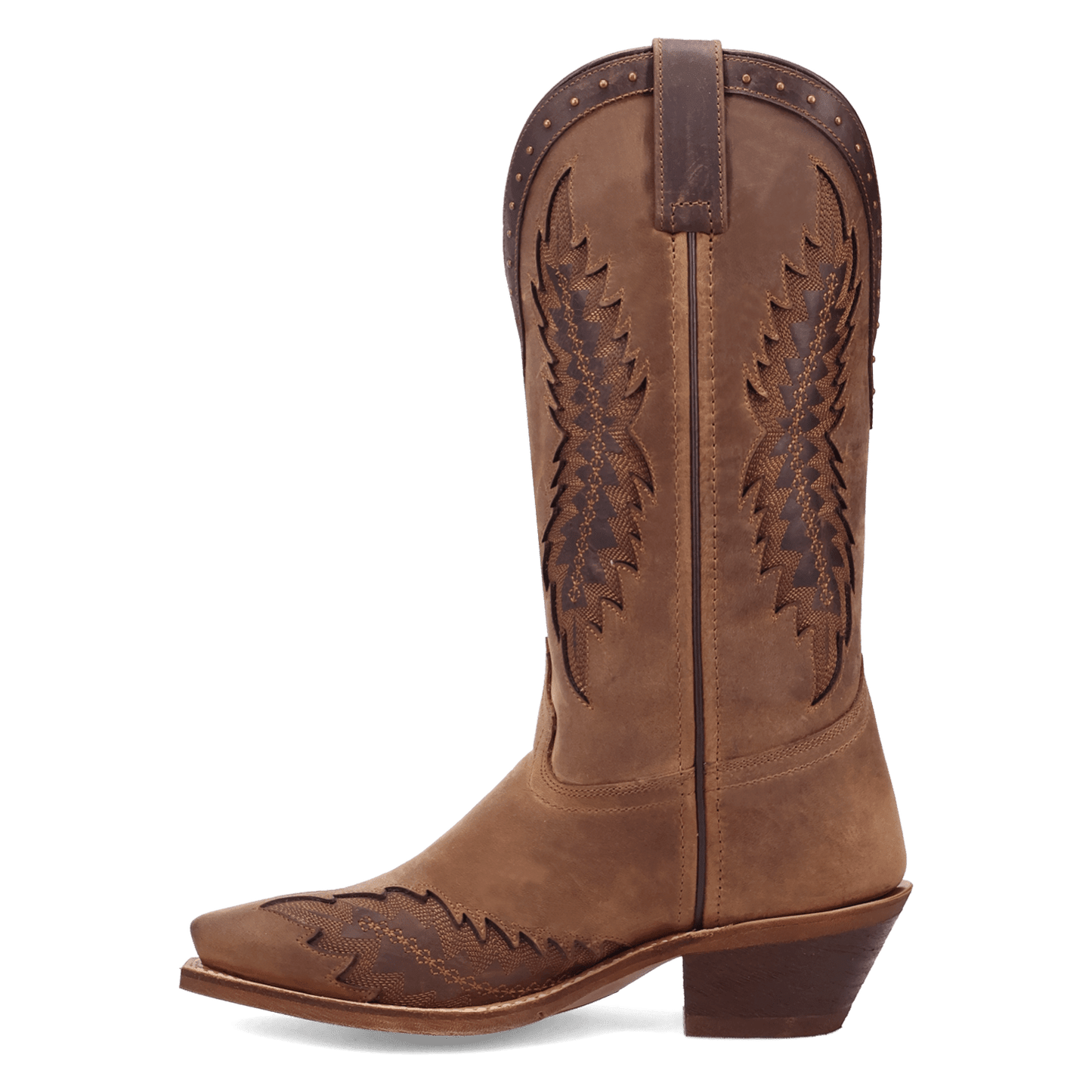 Laredo Coyote Creek Wide Calf Leather Boot - Rich Brown