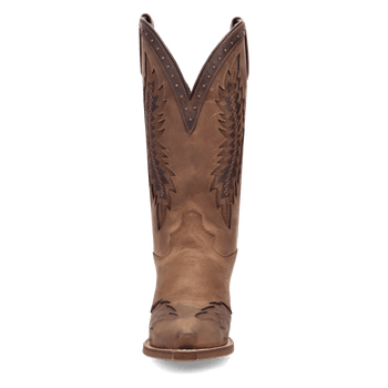 Laredo Coyote Creek Wide Calf Leather Boot - Rich Brown
