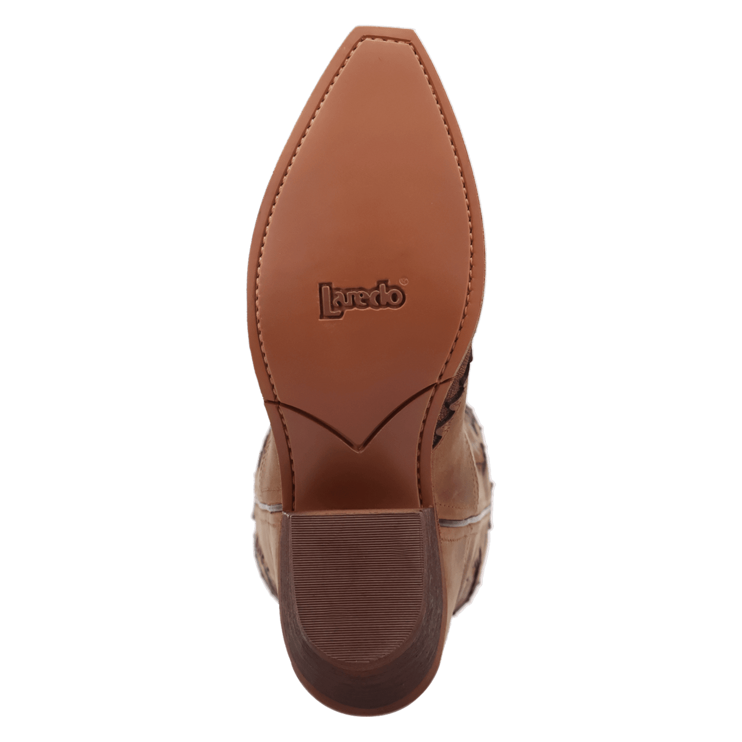 Laredo Coyote Creek Wide Calf Leather Boot - Rich Brown