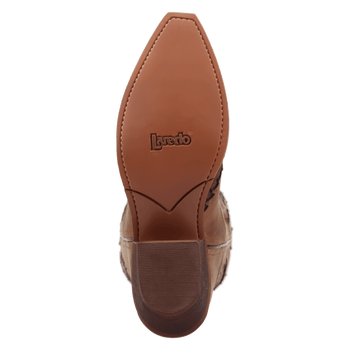 Laredo Coyote Creek Wide Calf Leather Boot - Rich Brown