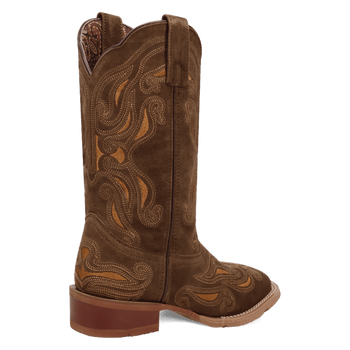 Laredo Millie Leather Boot - Luxury Brown Ankle Boot