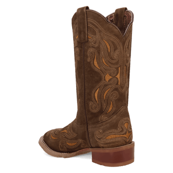 Laredo Millie Leather Boot - Luxury Brown Ankle Boot