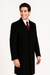 Black Cashmere Chesterfield Overcoat – 1920s Full Length Topcoat
