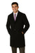 Men's Heavy Wool Overcoat – Classic Full Length Winter Topcoat