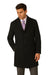 Men's Heavy Wool Overcoat – Classic Full Length Winter Topcoat