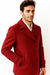 Men's Big & Tall Wool Peacoat - Classic Double Breasted Overcoat Style
