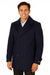 Big & Tall Men's Wool Peacoat - Classic Double Breasted Overcoat