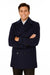 Big & Tall Men's Wool Peacoat - Classic Double Breasted Overcoat