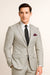MEN'S 2PC SEERSUCKER MODERN FIT SUIT IN BLACK PINSTRIPE