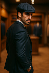 Thomas Shelby Suit - Thomas Shelby Costume + Pants + Vest + Overcoat + Hat Charcoal